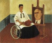 Frida Kahlo The artist and Doc. china oil painting reproduction